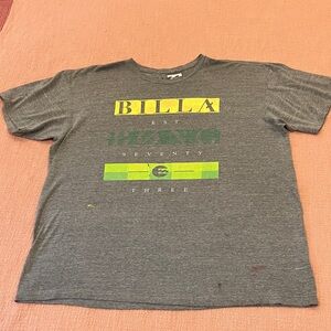 Billabong organic cotton blend XL Gray t-shirt FAIR condition